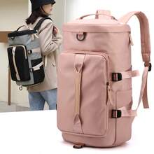 Multipurpose Travel Backpack, Large Capacity Gym Duffle Bag, Daily Sport Backpack Tote With Individual Shoe Pockets For Men And Women - màu xanh lá - Xem 9