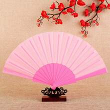 1 Stück vielseitiger, einfacher Faltfächer, moderner Faltfächer, geeignet für Zuhause, Aufführungen als Requisite, Sommer Fächer