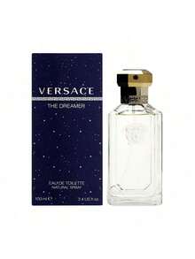 Versace 梦想家男士淡香水喷雾 EDT 香水 1.7 盎司/50 毫升 3.4 盎司/100 毫升 持久留香 男友 丈夫 父亲 兄弟 生日 毕业派对 旅行 露营 户外 学校 校园旅行 节日 周年纪念 秋季 万圣节 秋季造型 庄严奢华 轻松优雅 简约奢华 简约别致 - 美東時間 - 查看 1