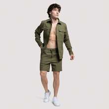 Apres Life GI Drawstring Army Green Shorts - Army Green - View 1