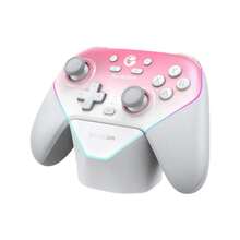 GAMESIR T4n Pro Supernova Magnetic Controller Dual-Mode Wireless Velvet Grip Adaptive Vibration Switch/PC/Steam/TV Universal Sakura Pink (With Built-In Charging Base) - Sakura Pink (with Charging Base) - View 1
