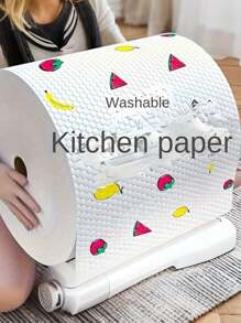 50/100/200/400pcs Disposable Reusable Kitchen Cleaning Cloths - Non-Stick And Easy To Clean, Suitable For All Household Needs, Tear-Off, Wet And Dry Towels, Non-Woven Oil-Absorbing Cleaning Rags, Drying Cloths
