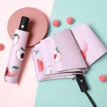 Paraguas automático de tres pliegues - Multicolor - Ver 2