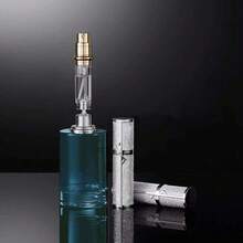 Ml Premium Perfume Atomizer - Refillable Travel Spray Bottle Set With Leather Case, Leakproof Mini Cologne & Essential Oil Dispenser For Women Men Teens, Luxury Portable Fragrance Bottle For Purse Gym Office Travel