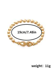 2025 New 18K Gold Plated Copper Vietnamese Sand Gold Horse Eye Bracelet, Peach Heart Bracelet Inlaid With Exquisite Zirconia, Foldable Clasp, Gold Rhombus Bracelet, Versatile & Fashionable Women's Gift