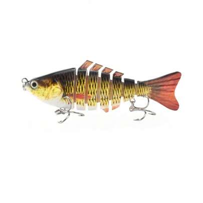 Seven Section Bait 10CM 15G Bionic Plastic Hard Bait Simulation Fish Multi-Section Fish Lure Sea Fishing Bait