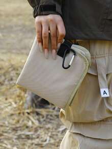 1pc Outdoor Camping Foldable Portable Seat Cushion, Park Lawn Moisture-Proof Mat, Hiking Trekking Ground Mat, Chair Pad, Picnic Mat