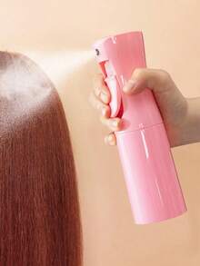 1pc Professional Hair Mist Spray Bottle, 200ML/300ML/500ML High Pressure Continuous Spray Atomizer, Pink Color, Hair Styling Tool, Hair Care Product And Accessory, Suitable For Salon, Beauty, Travel, Dorm, Bathroom, And More - Multicolor - View 3
