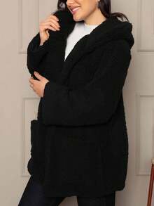CUTE TED Coat With Hood - Negro - Ver 1