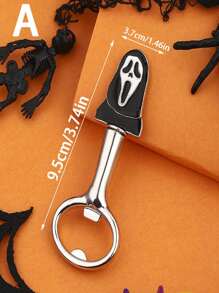 1 件不锈钢开瓶器，适合万圣节、圣诞节、送给朋友、家人、爸爸、圣诞节、派对、伴郎、兄弟、万圣节、感恩节、万圣节礼物