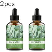 NIVAVIN 2-Size (30ml/60ml) Eucalyptus Essential Oil, Beautifully Packaged, Ideal Gift Option, Suitable For Body, Face, Hair, Can Be Used With Diffusers, Stones, Sticks, Applicable For Home, Office, Outdoor, Car, Thoughtful Festival Souvenir