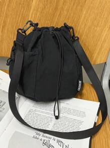 女士斜挎水桶包，全新简约百搭设计，时尚小巧，适合外出旅行，可装手机、钥匙、水瓶，度假必备 - 彩色 - 查看 6