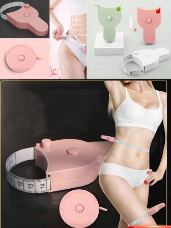 女士身体测量卷尺，精准瘦身塑形工具，适用于健身、瑜伽、孕期、产后、个人尺寸管理、学生适用