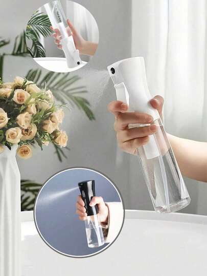 Hochdruck Mini Sprühflaschen, ultrafeiner Nebel nachfüllbarer transparenter Reise Sprühflasche für Haare, Make-up, Garten und Küche