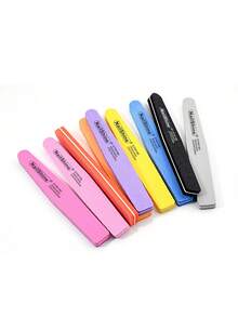 NailShine 3/5/10/20 件海绵 100/180 号指甲锉和抛光套装，双面砂纸板可水洗抛光块，适用于天然指甲和水晶指甲，专业美甲工具