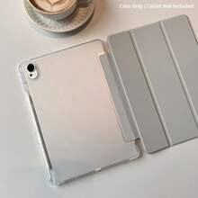 Funda protectora para tableta plegable de tres pliegues, con función de soporte, activación/desactivación inteligente, protección anti-caída en las cuatro esquinas, con ranura para bolígrafo, compatible con Tablet Tab M11 (2024), Tab M10 Plus (Gen 3), Tab P11, Redmi y Pad 7/7 Pro