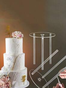 Kuchenhalter, Dessert-Tablett, Kuchenstapel-Ständer, Kuchendekoration Ständer Set, mehrstufiges Kuchentablett für Dessert-Präsentation und Obstständer, Geburtstags-Feiertags-Party Tisch DIY Kuchendekoration, Zuhause Partys und Sortierung Deko, Dessert-Präsentation, Familien-Geburtstags-Party Deko Lebensmittel-Tablett