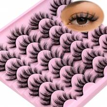 False Eyelashes - Fluffy Cat's Eye-m14 - View 3