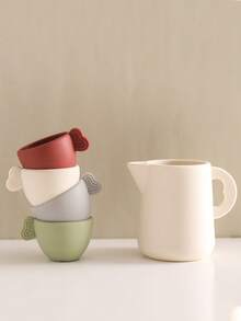 Children's Tea Sets And Kitchen Accessories, Suitable For Children Aged 3, 4, 5 And Above, Plastic Pretend Role-Playing Kitchen Toys, Tea Cups, Game Plates, Tableware Sets, Children's Gifts, Baby Coffee Machine Toys, Wooden Products, Coffee Machine Kitchen Set Models, Children's Game Simulation, Coffee Cake Pretend Toys - Bộ ấm trà - Xem 10