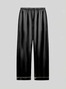 青少年女孩条纹长袖和裤子两件套睡衣套装 - 彩色 - 查看 5