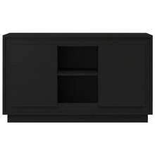 Küchenmöbel Sideboard Schwarz 102x35x60 cm aus Sperrholz Modernes Sideboard Vielfältige Verwendungsmöglichkeiten, Esszimmer/Küche