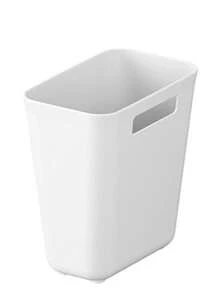 2/1 szt. Proste białe pudełko do przechowywania montowane na ścianie, zorganizowane przechowywanie pędzli do makijażu i produktów kosmetycznych