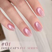 MIANEL 12ml 冬季红色镜面水晶猫眼凝胶指甲油 2026 新款 白色红色磁性猫眼凝胶指甲油亮油 亮红色指甲 白色指甲 粉色指甲，适用于专业美甲沙龙，美甲凝胶，美甲用品 - 彩色 - 查看 5