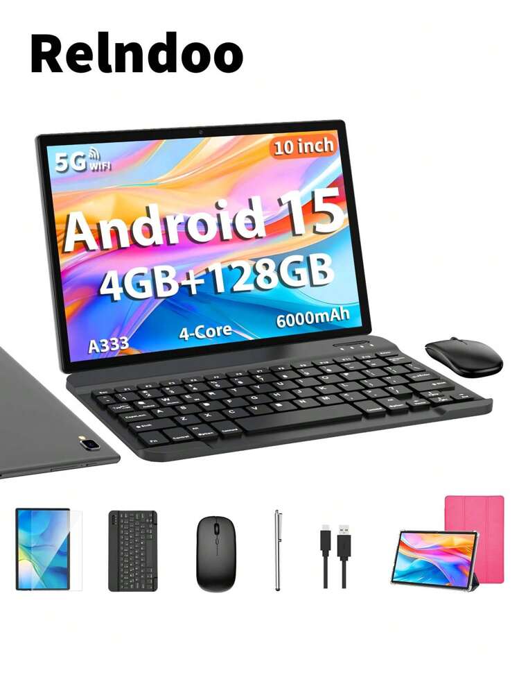 Relndoo Android15 10.1インチROM 64GB新品未開封品 新品未開封 Relndoo タブレット 10 1インチ4GB RAM +64GB ROM