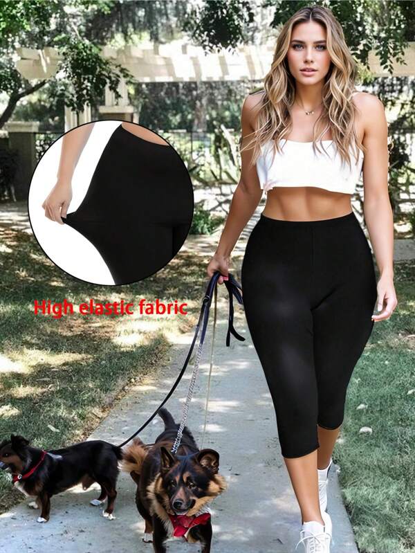 1PC Women's High Waisted Seamless No Pocket Stretch Gym Running Fitness Tight Yoga Pants Sports Pants