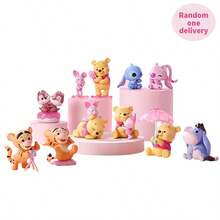 MINISO Disney Sakura Season 系列 Spring Whisper 公仔盲盒，細節精緻，春季裝飾與收藏的完美選擇，適合桌面裝飾、生日禮物、節日禮物（1件，隨機發貨） - 彩色 - 查看 1