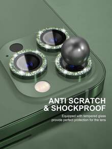 3 Packungen für iPhone 13 Pro/13 Pro Max Glas 17 17 Pro 17 Pro Max 17 Air /16 Pro Max/16/16 Pro/16 Plus/15 Pro Max/15/15 Plus/15 Pro/14 Pro Max/14/14 Pro/14 Plus/13/12/11 Kameraobjektiv Schutzfolie Bling, 9H gehärtetes Glas Kameraabdeckung Bildschirmschutz Metallring Dekorative Zubehörteile für Handyhüllen, Handyzubehör