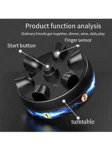 1 pieza Mini Detector de mentiras de seis dedos, Juego eléctrico de choque, juguete de broma novedoso - Multicolor - Ver 9