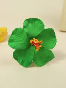Hair Clips 1pc Faux Foam Plumeria Duck Clip Hair Clip, Nature Style Atmosphere, Suitable For Outdoor Photo Shooting Hair Accessories Elegant Claw Clips, School Stuff, College