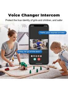 涂鸦智能视频门铃，高清安全摄像头，夜视，运动传感器，双向音频，无线，可充电电池，通过应用程序控制家庭安全 - 彩色 - 查看 9