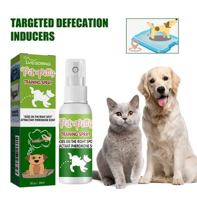 YEGBONG Pet Toilet Training Spray Location-Based Defecation Inducer Prevent Defecating Anywhere Avoid Getting Dirty Carpets Clothing Keep Clean No Irritation Train Agent
