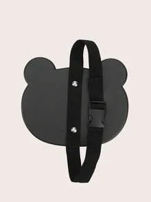 1pc Cute Bear Baby Car Seat Rear View Mirror, Seat Observation Mirror, Baby In-Car Rearview Mirror - Black - View 6