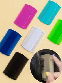 1pc Deep Cleaning Hairbrush For Scalp, Compact Teeth Dandruff Remover, Long Handle Grooming Brush