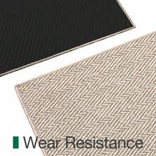 Ultra Thin Indoor Door Mat For Entrance ,Non Slip Entryway Mat, Low Profile Doormat, Unique Herringbone Design Carpet For Inside, Patio, Porch, Hoom Decor - Màu be - Xem 5