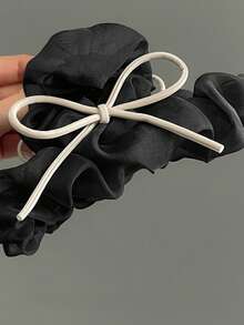 1 pièce Chouchou style ballet en ruban de maille, lien de cheveux à haute élasticité pour chignons, accessoires de cheveux chouchous liens de cheveux chouchou liens de cheveux queue de cheval