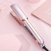 Professional Straightener With Ceramic Plate, Plug And Heat, Quick Temperature Adjustment, For Home And Salon Use, Hair Care Gift - EU C Type Plug(220-240V) - View 12
