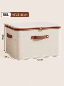 5 Größen verfügbar, großvolumige faltbare Aufbewahrungsbox mit Deckel, Haushalt Kleiderschrank faltbare Aufbewahrungskiste, Kleidung, Decken Organizer Box - Verschiedenfarbig - Übersicht 10