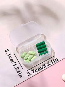 Portable Pill Case, Moisture-Proof, Reusable, Unisex, Daily Medication Planner Pocket, Can Store Vitamins, Medicines And Nutritional Supplements, Essential For Home, Travel, Outdoor, Office And School - Multicolor - View 11