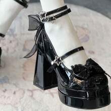 Prinzessin stil JK Weihnachten high heels campus Lolita