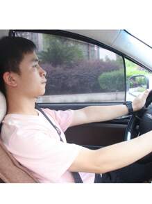 4pcs/2pcs Car Window Sunshade - 100% Blackout Car Window Curtain - Magnetic Side Window Sunshade, Keeping The Car Cooler, Suitable For Napping, Changing Clothes, Camping, And Working - one-size - View 10