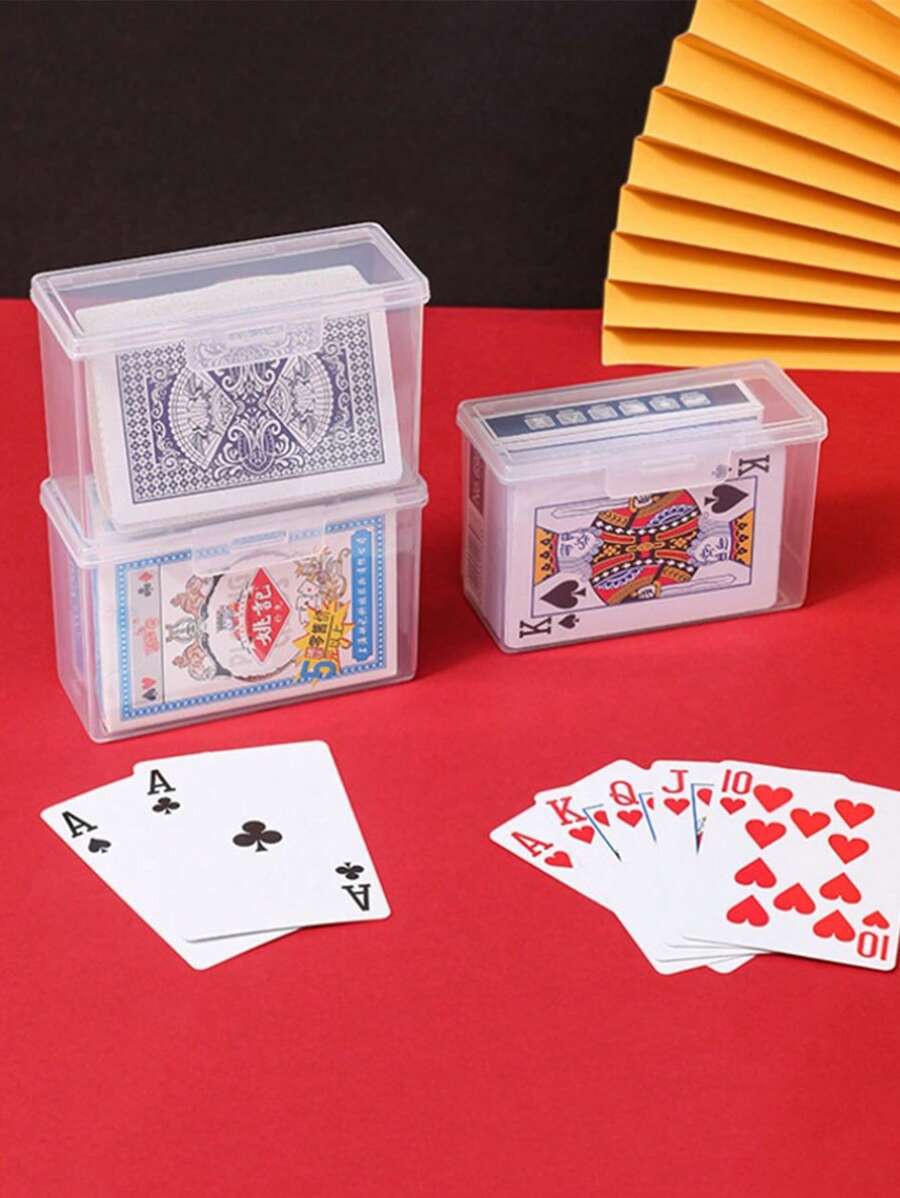 1 قطعة من صناديق التخزين الشفافة القابلة للتكديس - حاويات مستطيلة قوية مع أغطية آمنة لحفظ الخرز وقطع الألعاب وبطاقات الأعمال والحرف اليدوية والملحقات - شفافة ، حلول تنظيم متعددة الأغراض (العيوب البسيطة لا تؤثر على الاستخدام)