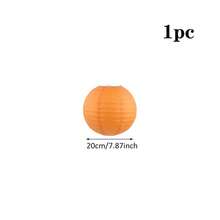 1/5 pièces Lanternes en papier blanches, oranges, bleues - Lanternes en papier rondes suspendues - Convient pour les mariages, les anniversaires, les enterrements de vie de jeune fille et les décorations de fête - Pour une utilisation intérieure et extérieure - Cadeau idéal pour les occasions de fête - Blanc - Voir 22