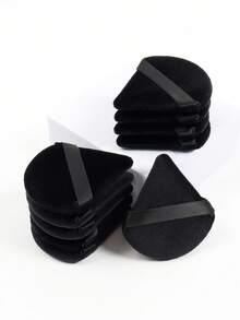 Set de 5/10/20/30/50/100 piezas de borlas de polvo de terciopelo con forma de triángulo, hechas de terciopelo súper suave, diseñadas para contornear, ojos y esquinas, adecuadas para todo tipo de piel, maquillaje, decoración de habitaciones, tocador, viajes, dormitorio, accesorios de maquillaje, borlas, difuminador de maquillaje, borlas de polvo, esponja de maquillaje, regalos, regalos para mujeres, regalos de Navidad, sorteos, viajes, artículos baratos - Multicolor - Ver 11