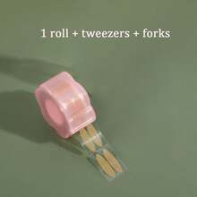 600 pezzi Rotolo di nastri adesivi invisibili per palpebre doppie in pizzo a rete, adesivi e strisce per palpebre doppie trasparenti, strumento per trucco, accessori per il trucco, economici, decorazione della stanza, vanità, viaggio, camera da letto, accessori per il trucco, calze, regali, regali per donne, regali di Natale, omaggi, viaggio, cose economiche, elementi essenziali per il viaggio - Nudo - Visualizzare 9