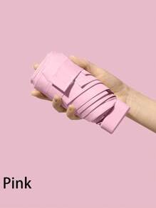 1pc UPF50+ Sun & Rain Mini Travel Umbrella, Windproof Compact Parasol (For Hiking/Pocket), Mini Travel Sun Small, Compact Uv Umbrella Protection Sun, Lightweight Portable Parasol Windproof, Fabric Wallet Umbrella For Commuter, Outdoor Activities In Rainy And Sunny Days Umbrella For Women Umbrella Rainproof Windproof