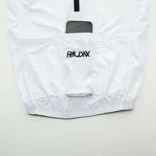 Raudax 新款极简热转印骑行服，轻便透气，高弹性，适用于公路车、山地车，白色 - 白色 - 查看 9